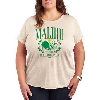 Plus Size Barbie Malibu Short Sleeve Graphic Tee