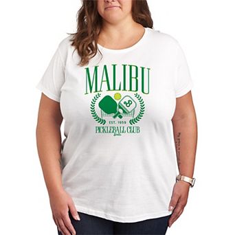 Plus Size Barbie Malibu Short Sleeve Graphic Tee