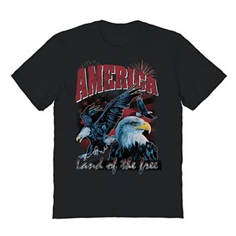 Men's COLAB89 America Land Of The Free Graphic Tee