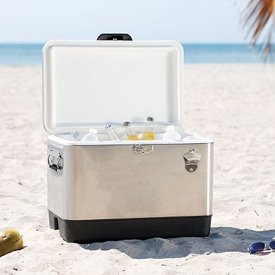 Rio Camp & Go 54-qt. Stainless Steel Cooler