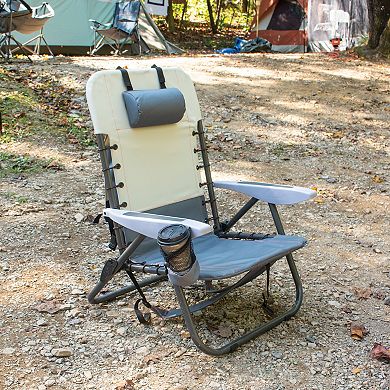 Rio Camp & Go 4-Position Lace-Up Suspension Backpack Camping Chair