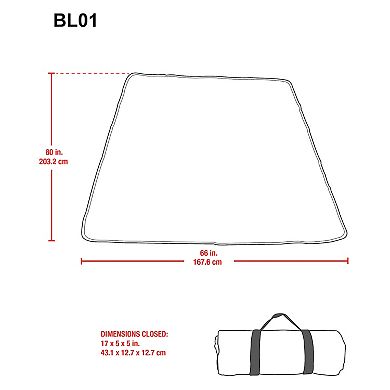 Rio Waterproof Roll-Up Beach Blanket