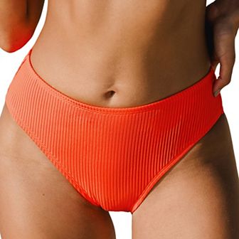 Women's Cupshe Mid-Rise Hipster Swim Bottoms