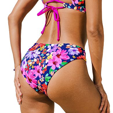 Women's Cupshe Alegria Reversible Bikini Bottoms
