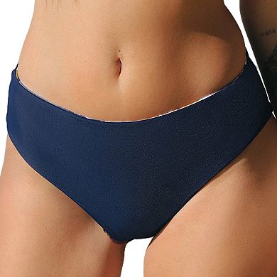 Women's Cupshe Sun Blooming Floral Reversible Bikini Bottoms
