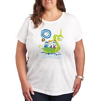 Disney's The Nightmare Before Christmas Plus Size Big Wave Riders Graphic Tee