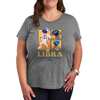 Plus Size Sesame Street Grover Short Sleeve Graphic Tee