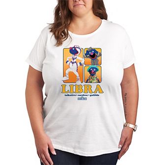 Plus Size Sesame Street Grover Short Sleeve Graphic Tee