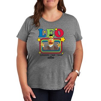 Plus Size Sesame Street Bert Short Sleeve Graphic Tee