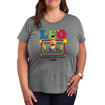 Plus Size Sesame Street Bert Short Sleeve Graphic Tee