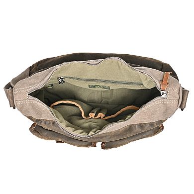 Tsd Brand Tapa Two-tone Canvas Mail Bag