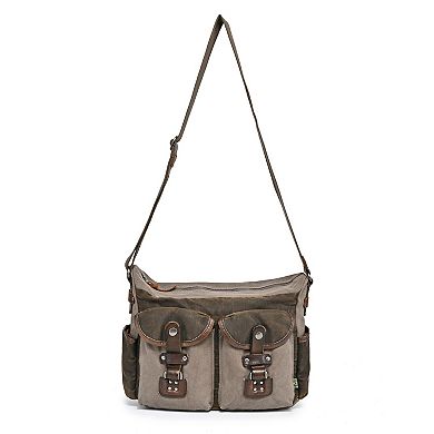 Tsd Brand Tapa Two-tone Canvas Mail Bag