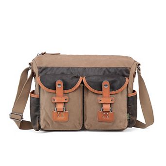 Tsd Brand Tapa Two-tone Canvas Mail Bag