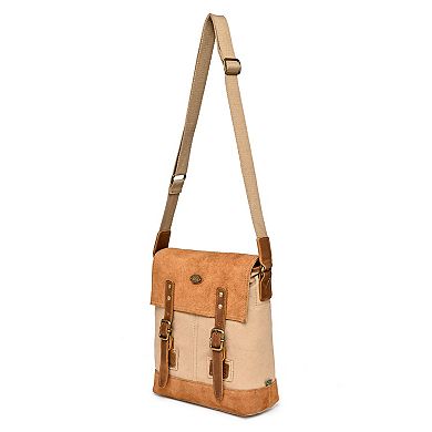 Tsd Brand Valley Oak Suede Crossbody Bag