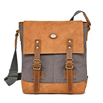 Tsd Brand Valley Oak Suede Crossbody Bag