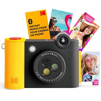 Kodak Smile+ 10MP Instant Print Camera with Bluetooth, Portable Digital Camera & Photo Printer