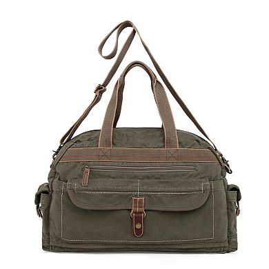 Tsd Brand Oak Hill Canvas Weekender Duffel