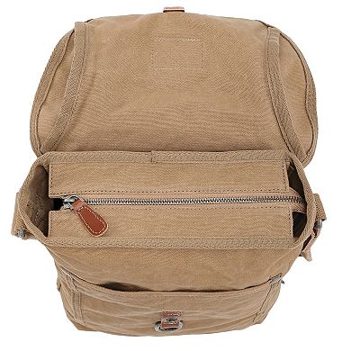 Tsd Brand Forest Flap Canvas Crossbody