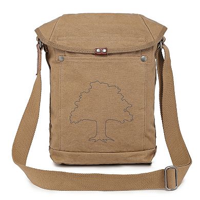 Tsd Brand Forest Flap Canvas Crossbody