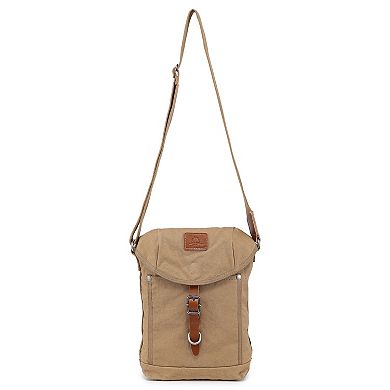 Tsd Brand Forest Flap Canvas Crossbody