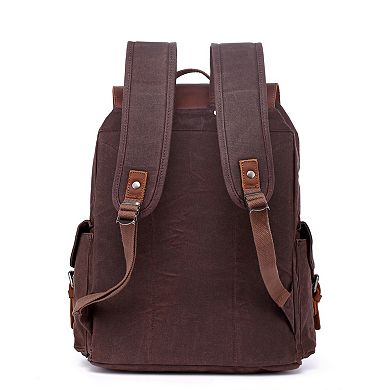 Tsd Brand Stone Creek Leather Backpack