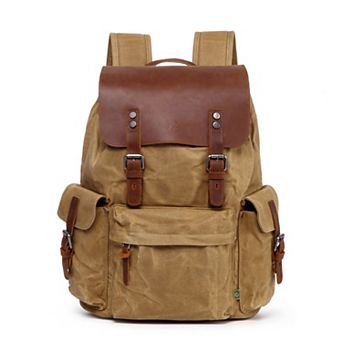 Tsd Brand Stone Creek Leather Backpack