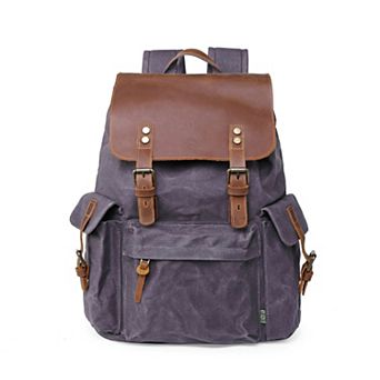Tsd Brand Stone Creek Leather Backpack