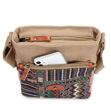 Tsd Brand Four Seasons Canvas Crossbody