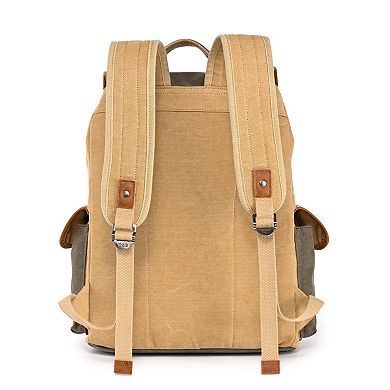 Tsd Brand Mountain Wood Canvas Backpack