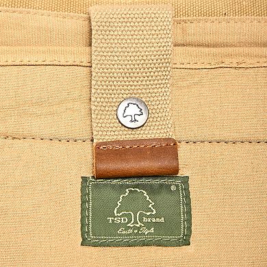 Tsd Brand Mountain Wood Canvas Backpack