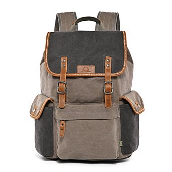 Tsd Brand Mountain Wood Canvas Backpack
