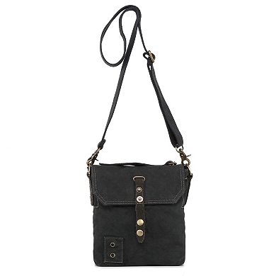 Tsd Brand Coastal Flap Canvas Crossbody