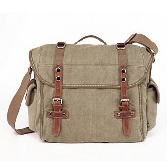 Tsd Brand Silver Road Canvas Messenger