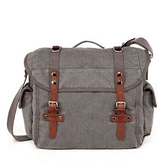Tsd Brand Silver Road Canvas Messenger