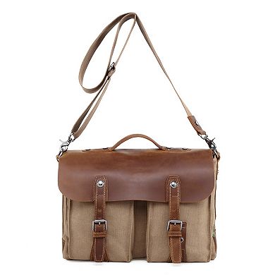 Tsd Brand Hudson Leather Messenger