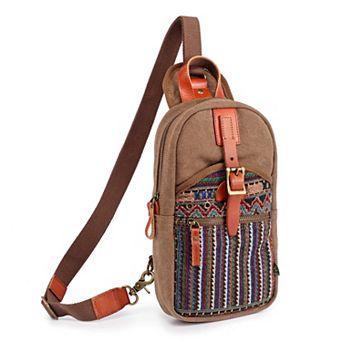 Tsd Brand Four Season Canvas Sling Bag