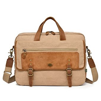 Tsd Brand Valley Oak Suede Brief Bag