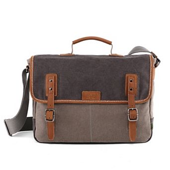 Tsd Brand Mountain Wood Leather Messenger