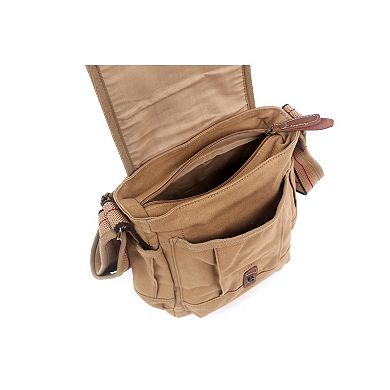 Tsd Brand Turtle Ridge Canvas Crossbody