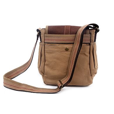 Tsd Brand Turtle Ridge Canvas Crossbody