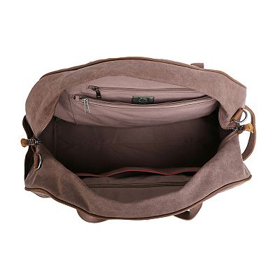 Tsd Brand Stone Creek Suede Travel Bag