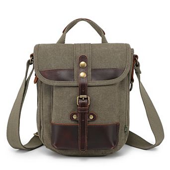 Tsd Brand Valley Trail Leather Crossbody Bag