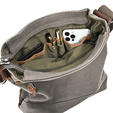 Tsd Brand Tapa Two-tone Canvas Crossbody