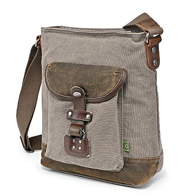 Tsd Brand Tapa Two-tone Canvas Crossbody