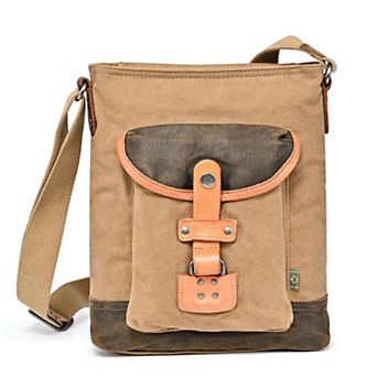 Tsd Brand Tapa Two-tone Canvas Crossbody