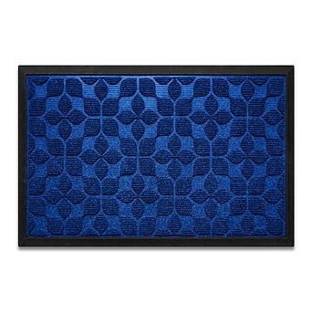 G128 Geometric Floral Pattern Doormat For Indoor/outdoor Use