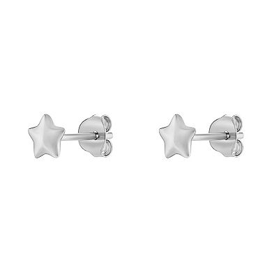 PRIMROSE Sterling Silver Star Stud Earrings