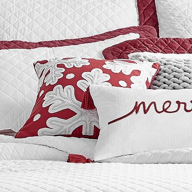 Levtex Home All is Bright Snowflake Throw Pillow