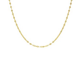 PRIMROSE 24k Gold over Sterling Silver Butterfly Chain Necklace