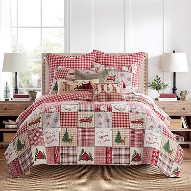 Levtex Home Merry Christmas to All Bunny Throw Pillow